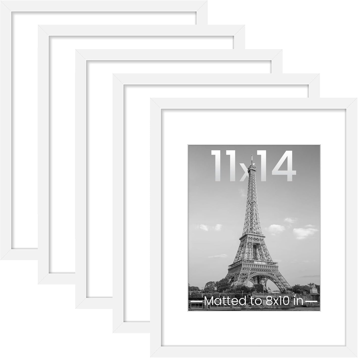 upsimples 11x14 Picture Frame Set of 5