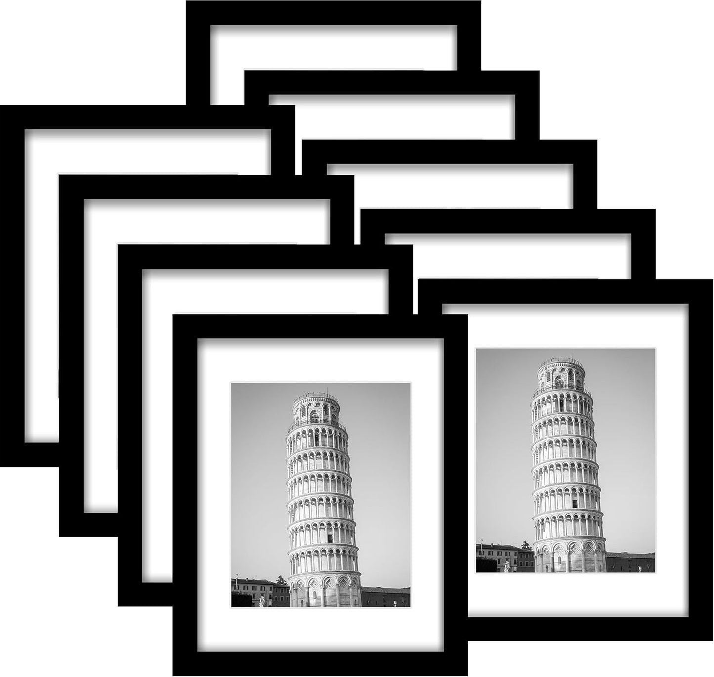 Wiscet 11x14 Picture Frame Set of 9