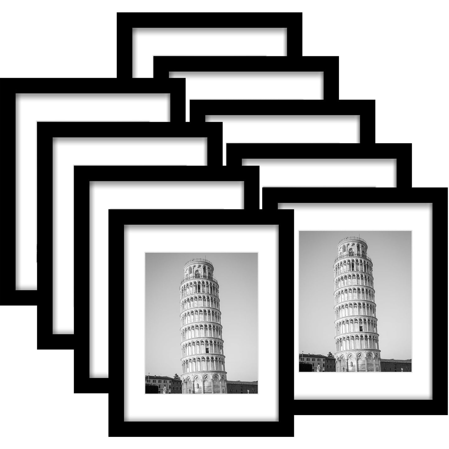 Wiscet 11x14 Picture Frame Set of 9