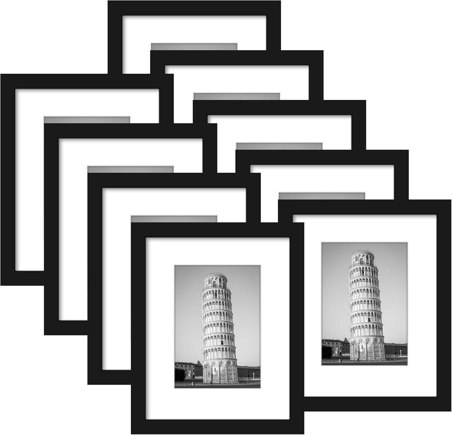 Wiscet 11x14 Picture Frame Set of 9