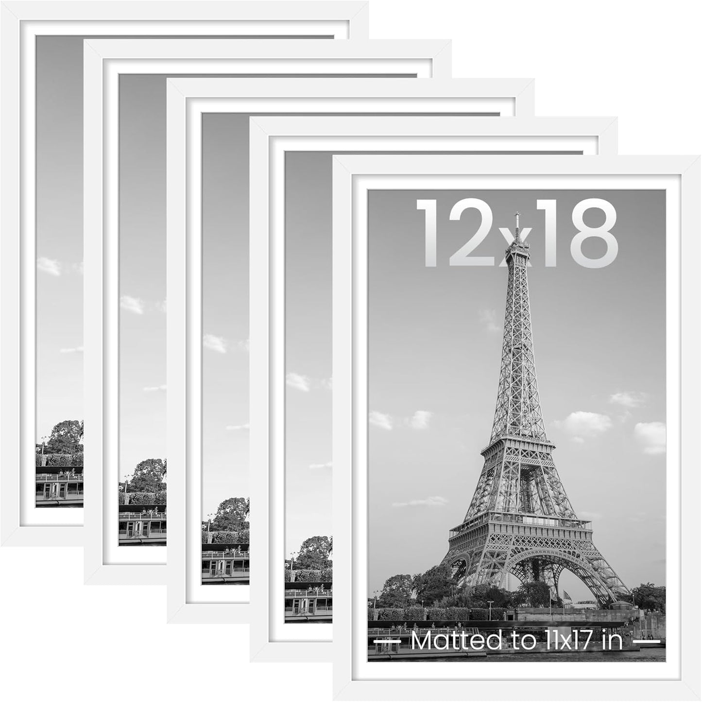 upsimples 11x14 Picture Frame Set of 5