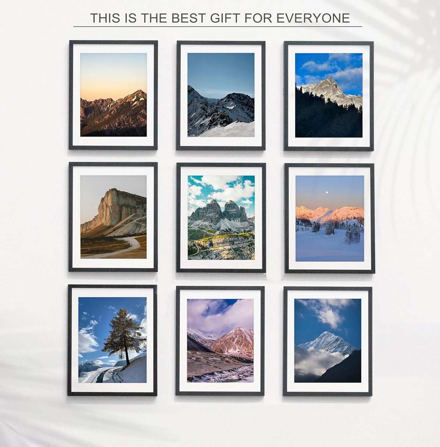 Wiscet 11x14 Picture Frame Set of 9